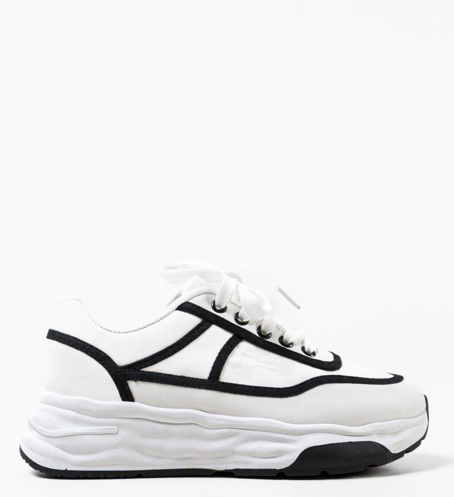 Sneakers Dama Zakaria Albi - Confort si Stil - imagine 5