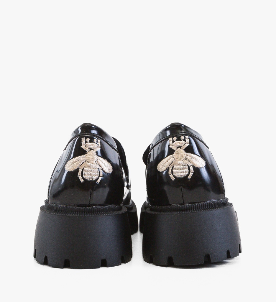 Pantofi Casual Dama Lisine Negri Confort - imagine 3