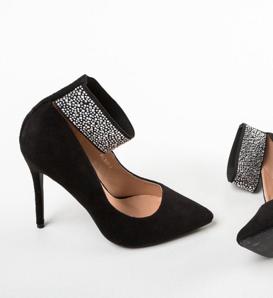 Pantofi Dama Rabia Negri Eleganți - imagine 7