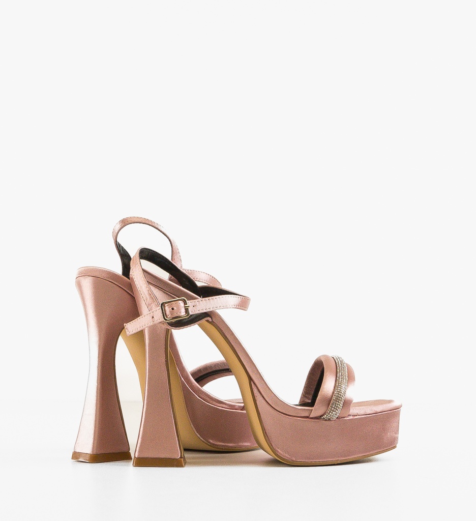 Sandale Toc Wong Roz | Eleganță Feminină - imagine 4