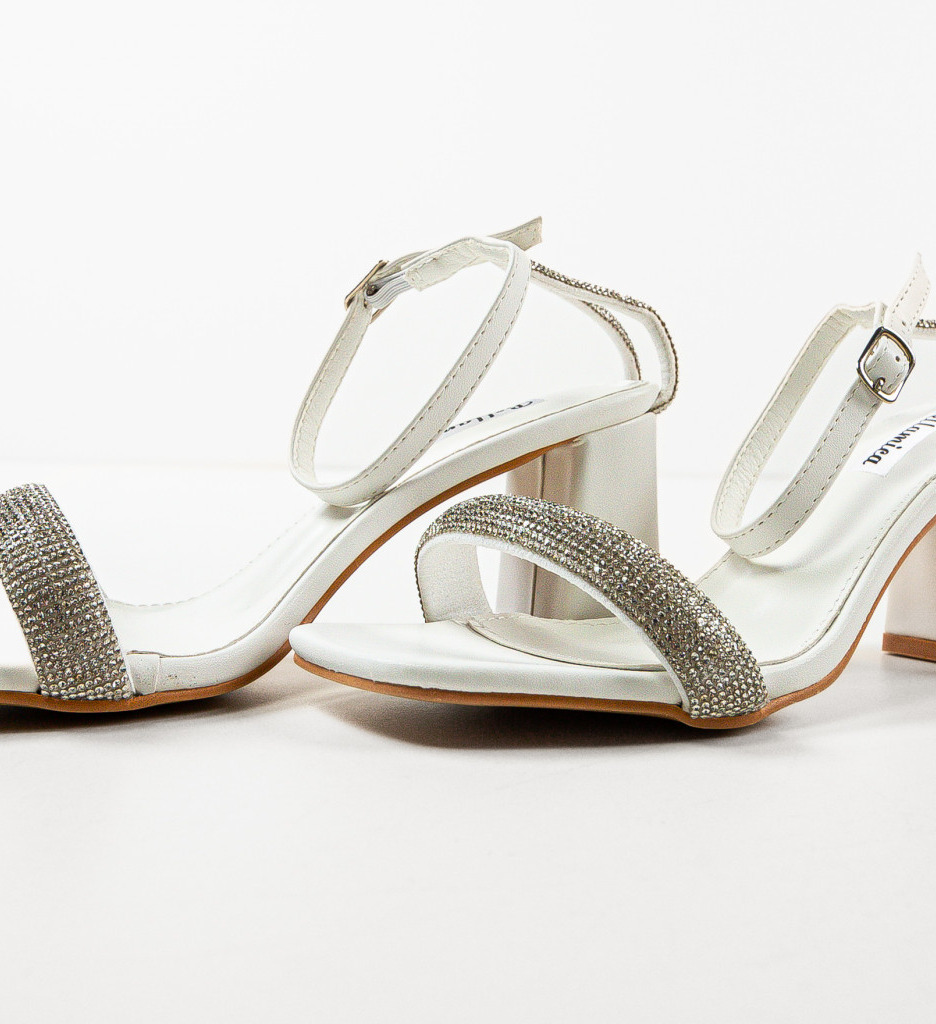Sandale Toc Aqsa Albe | Elegante - imagine 6