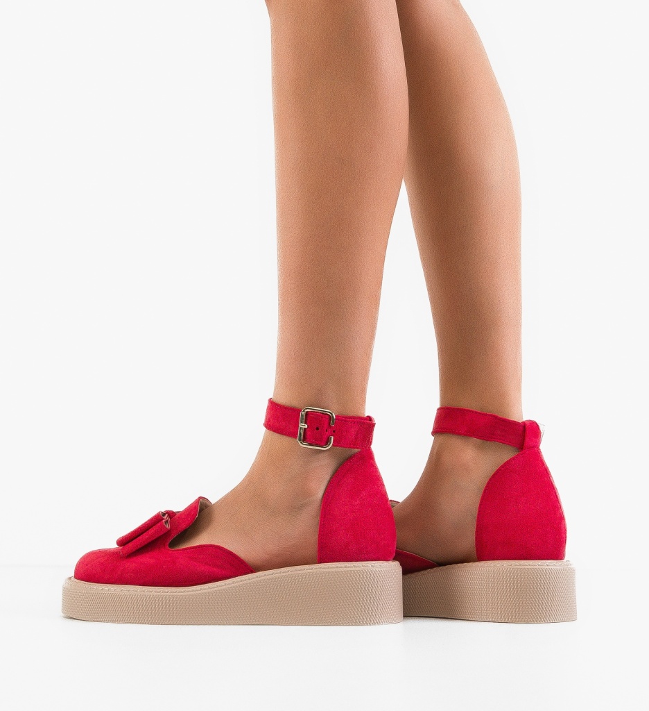 Pantofi Casual Dama Fuchsia - imagine 3
