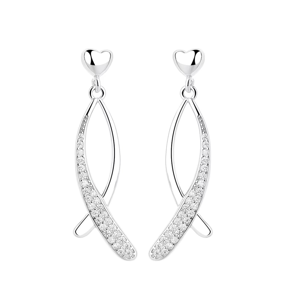 Cercei Argint 925 Delis cu Pietre - Eleganță