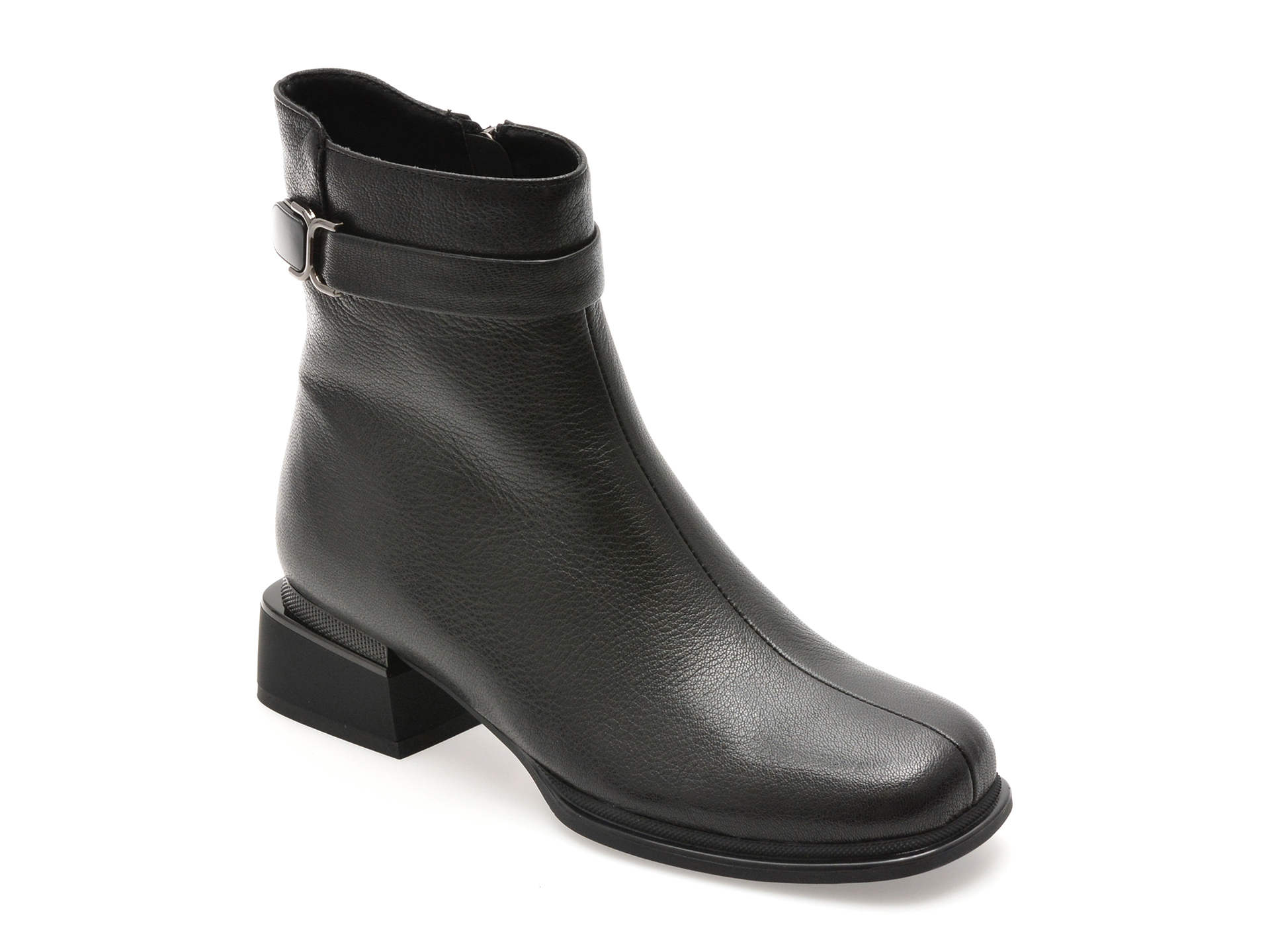 Ghete ALDO negre din piele naturală