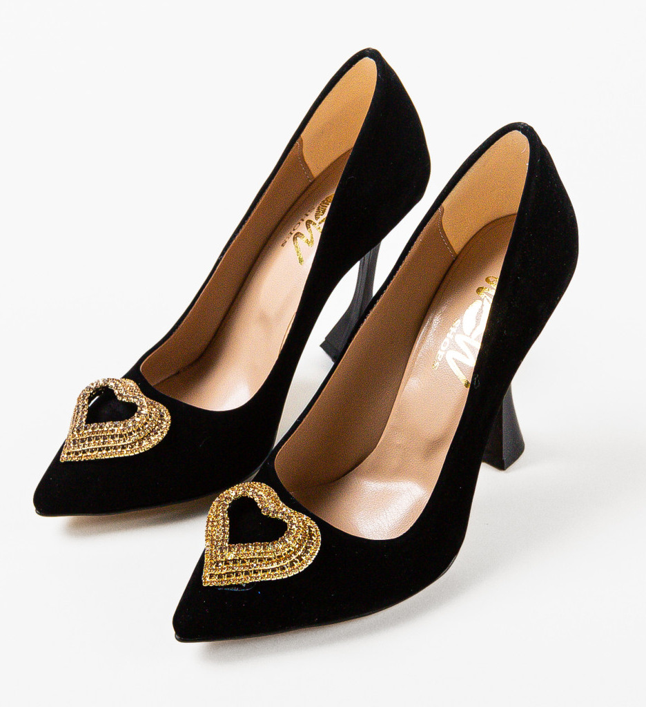 Pantofi cu Toc Darino Negri - Eleganță Asigurată - imagine 7