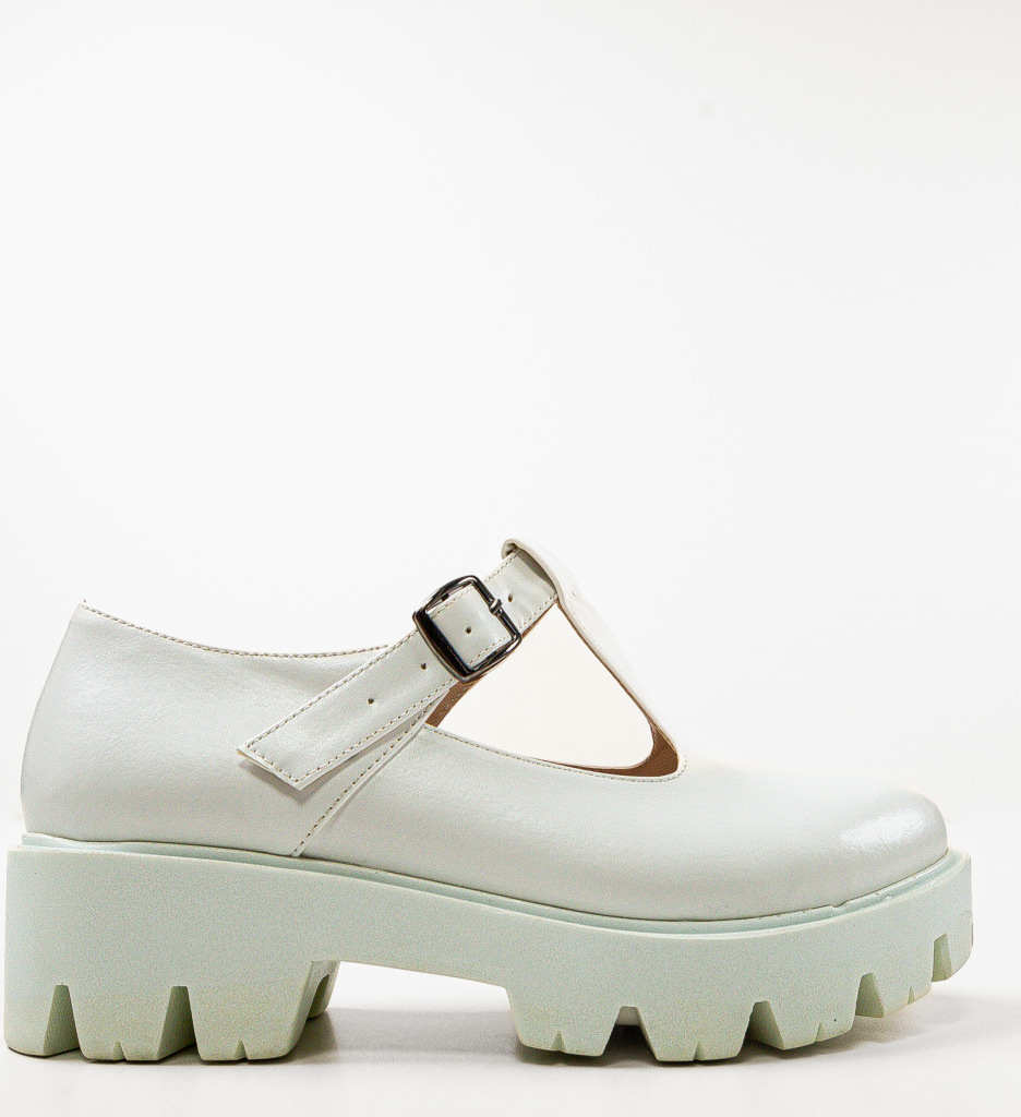 Pantofi Casual Lybon Albi - Confort Zilnic - imagine 4