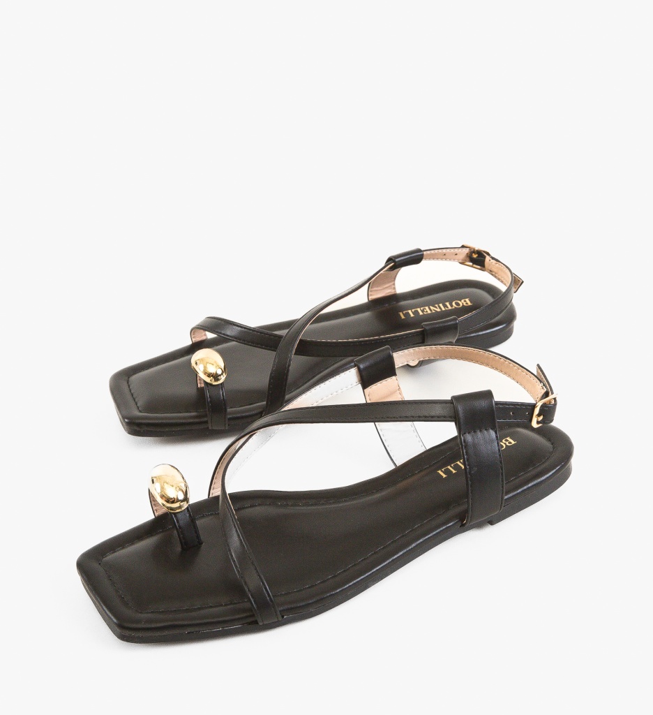 Sandale Dama Yusti Negre - Elegante și Confortabile - imagine 4