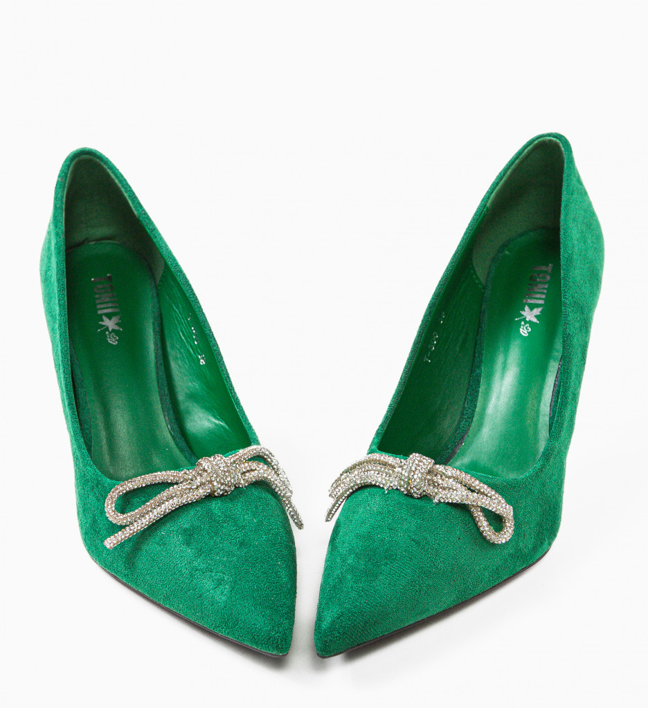 Pantofi Toc Tarsay Verzi - Eleganță Asigurată - imagine 7