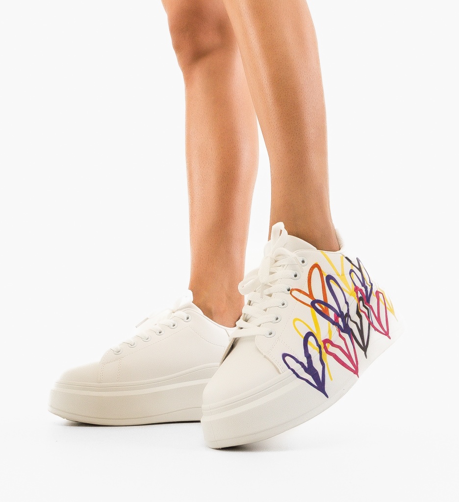 Sneakers Natali Dama Albi - Confort & Stil Urban - imagine 4