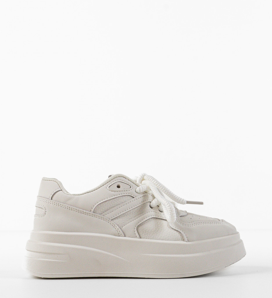 Sneakers Dama Elspeth Albi - Confort și Stil - imagine 4