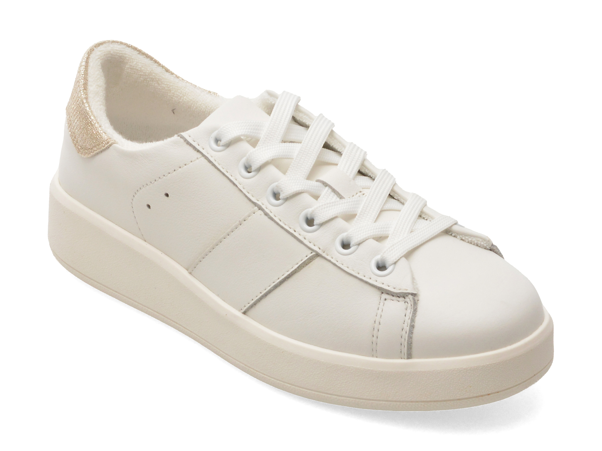 Pantofi sport ALDO Adrei 172 albi din piele