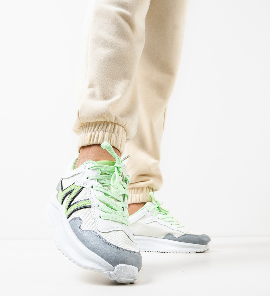 Sneakers Osborne Dama Gri | Confort și Stil Urban - imagine 3