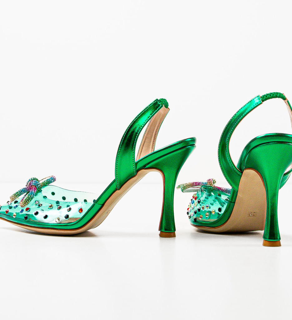 Pantofi Karambol Verzi | Eleganță și Stil Unic - imagine 7