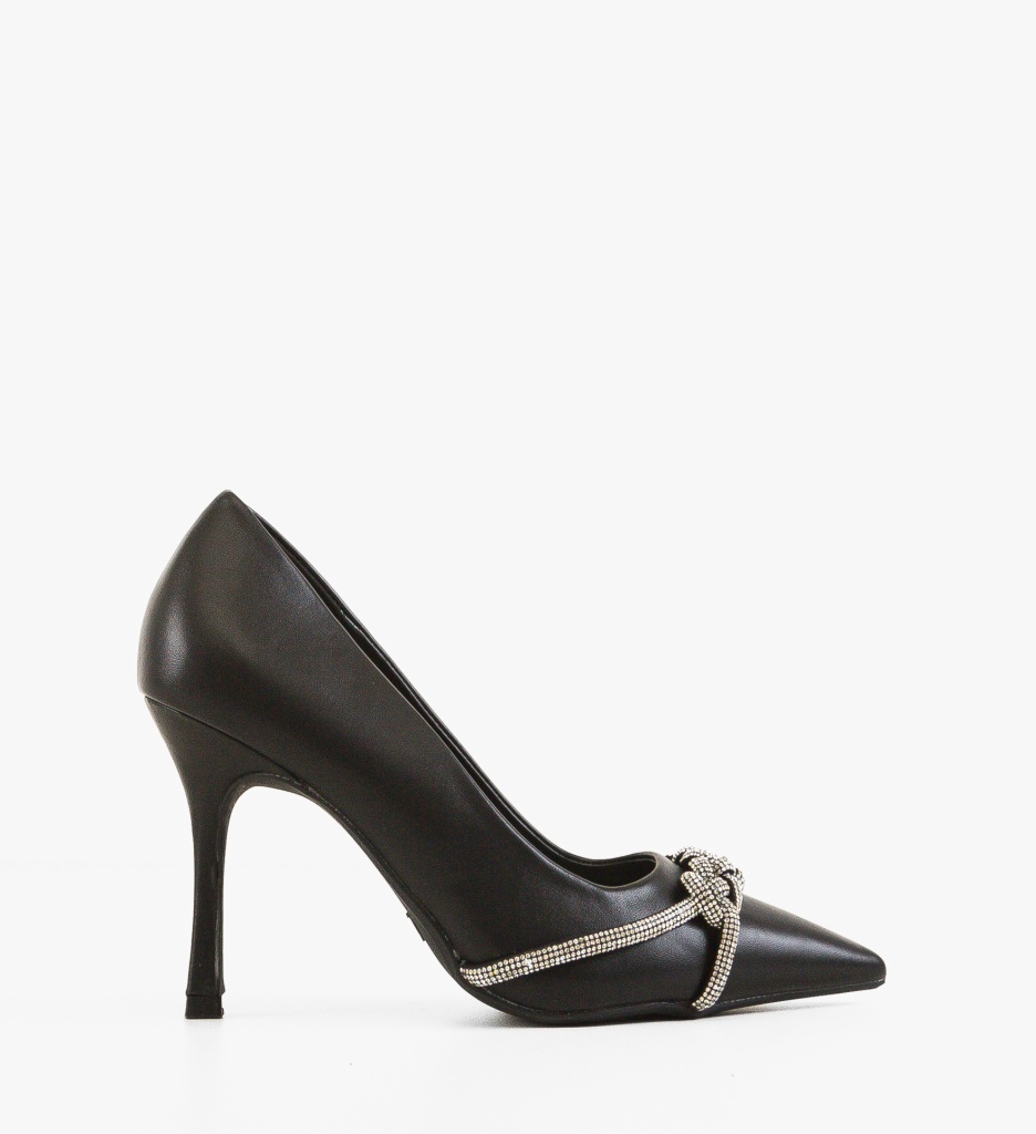 Pantofi Stiletto Abrams Negri - Eleganță Maximă - imagine 8