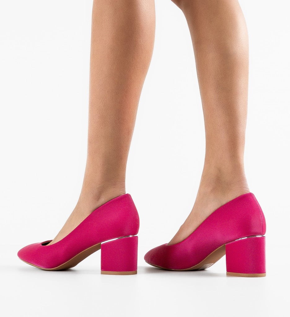 Pantofi cu Toc Fuchsia Berry - Eleganță și Stil - imagine 6