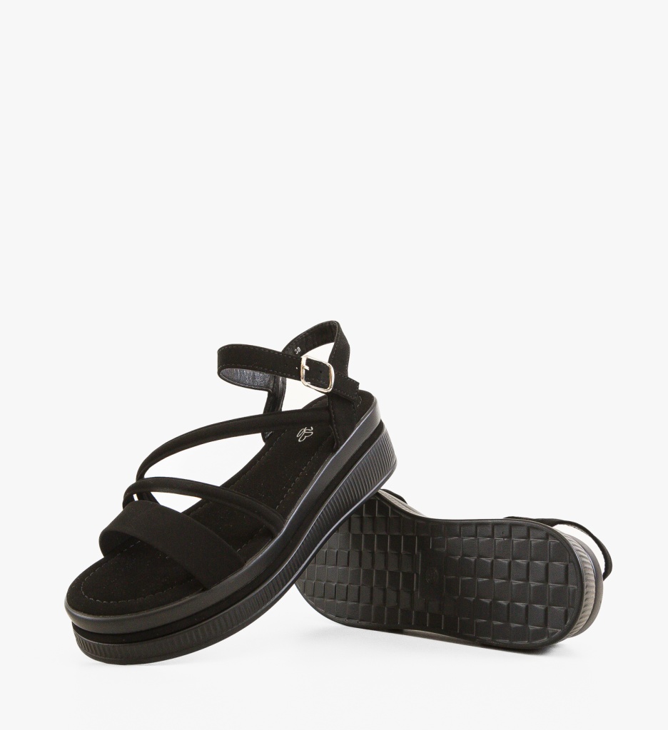 Sandale Dama Jantaro Negre - Eleganță și Confort - imagine 6
