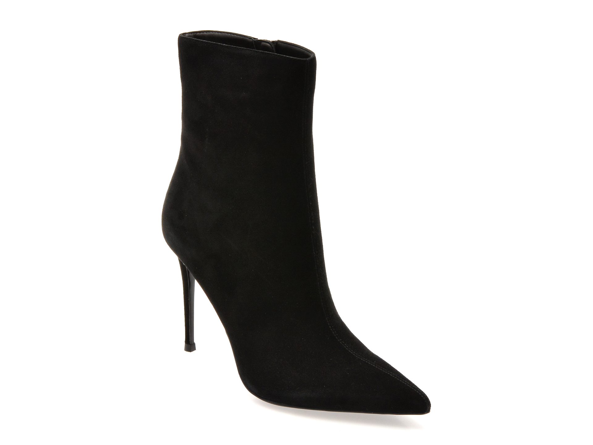 Botine Epica Premium Negre din Piele Intarsa