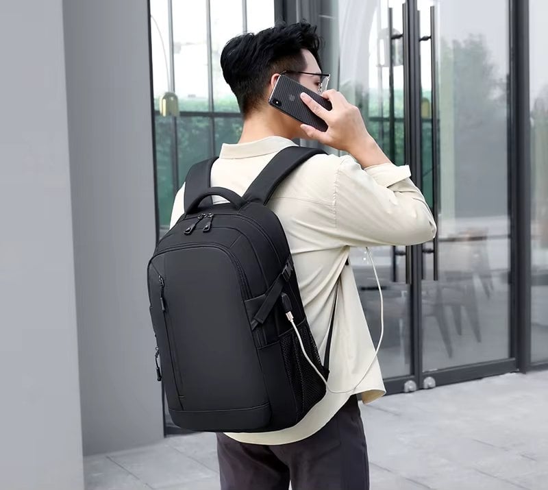 Rucsac Picadili GT3744 Negru Impermeabil cu Laptop - imagine 3