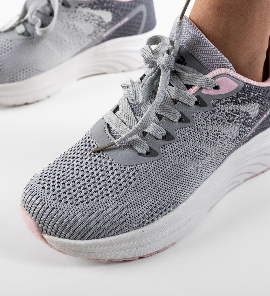 Pantofi Sport Mae Gri - Confort si Stil - imagine 3