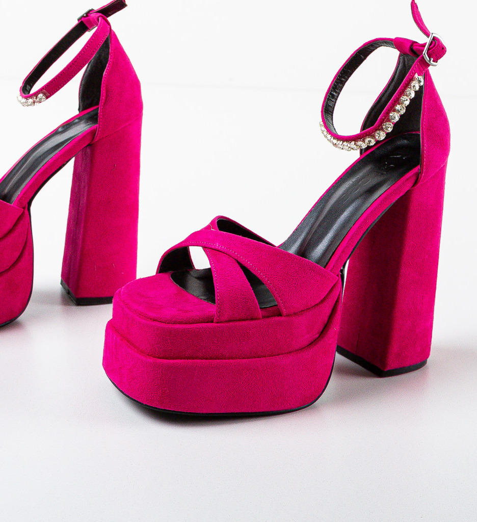 Sandale Aky Fuchsia | Eleganță și Stil - imagine 6