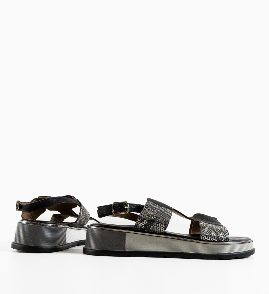 Sandale Dama Thun Negre - Eleganță și Confort - imagine 5