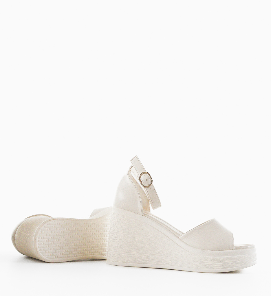 Platforme Dama Albe | Eleganță și Confort - imagine 6