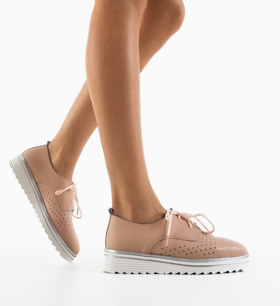 Pantofi Tone Roz 2 | Stil Casual Confortabil - imagine 2