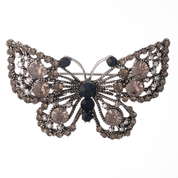 Brosa Fluture Argintie Shopika | Martisor Elegant