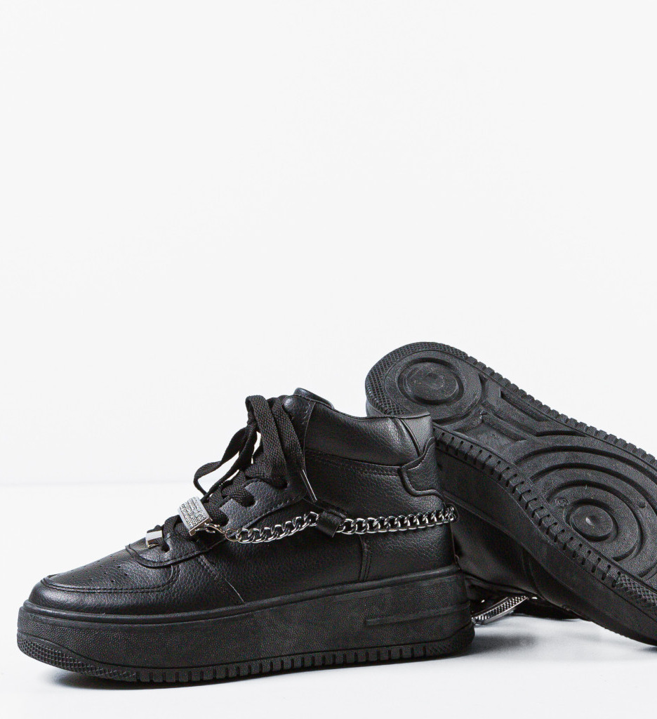 Pantofi Sport Lewys Negri | Confort & Stil - imagine 6
