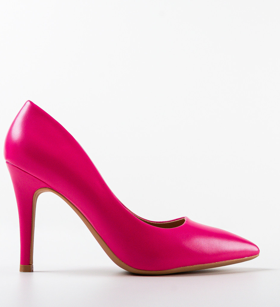 Pantofi Dama Fuchsia cu Toc - Stil și Eleganță - imagine 4