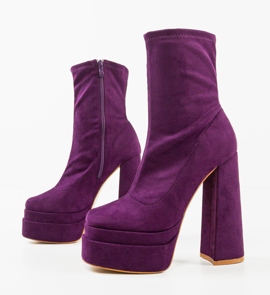 Botine Byron Mov - Eleganță și Confort