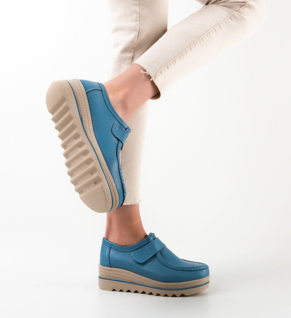 Pantofi Casual Albastri - Stil și Confort - imagine 3