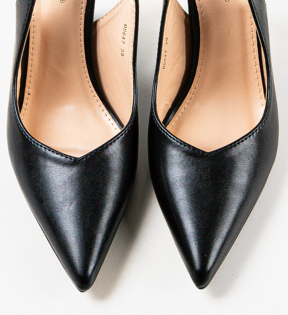 Pantofi Amani Negri | Eleganță și Stil - imagine 6