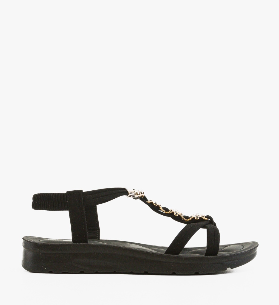 Sandale dama Rafe Negre Elegante - imagine 6
