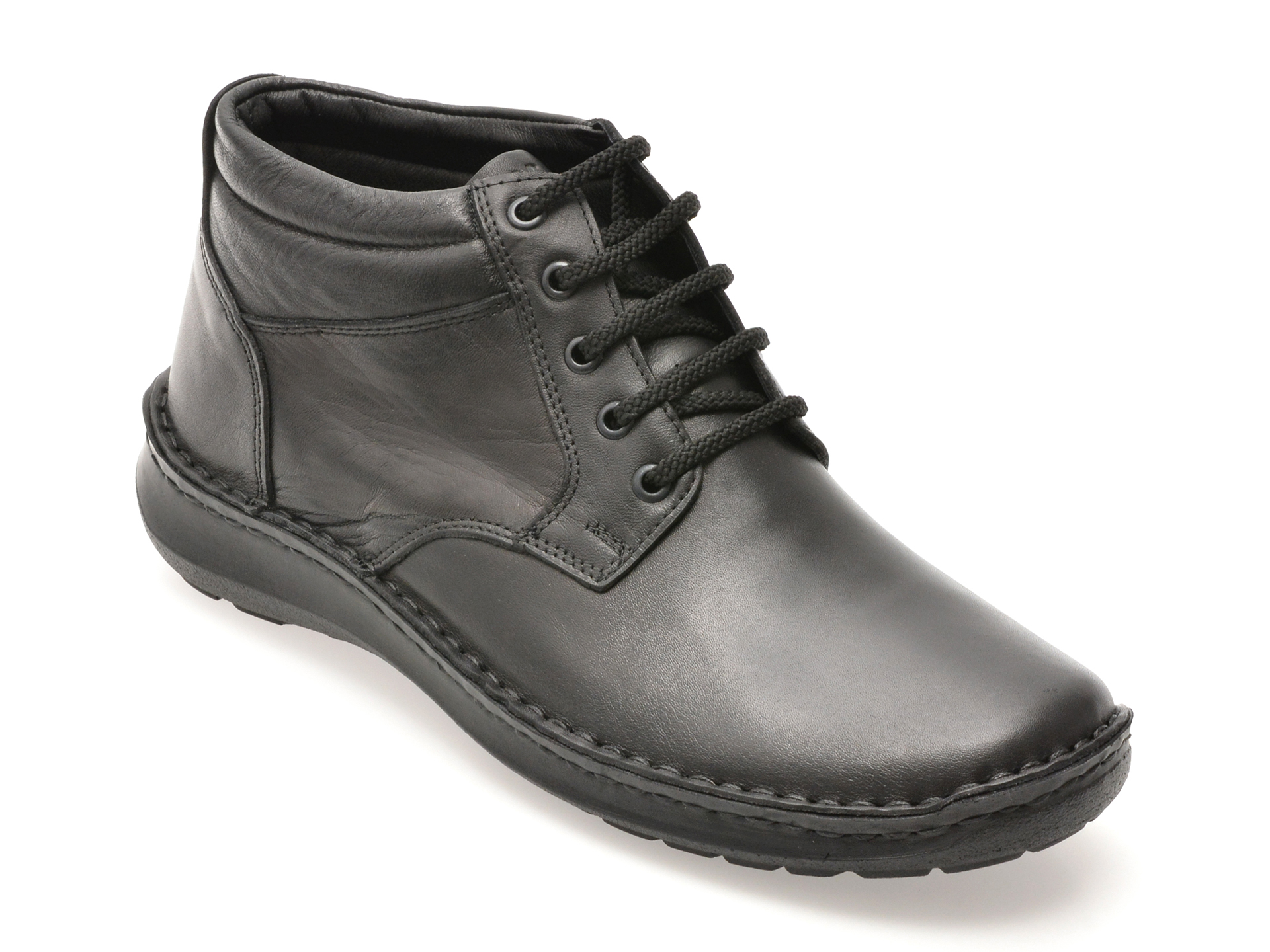 Ghete Otter Negre din Piele | Eleganta Masculina