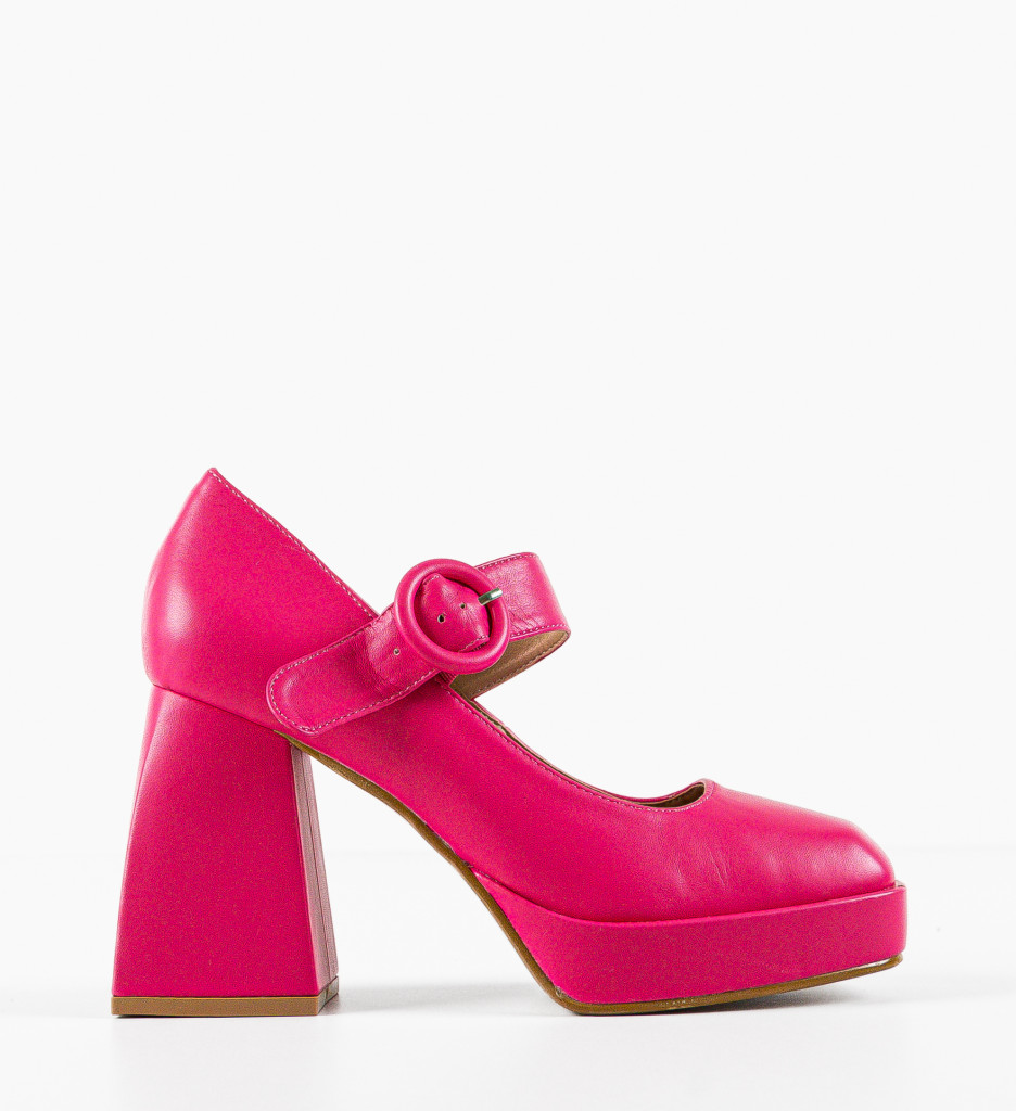 Pantofi Siyao Fuchsia - Eleganță pe toc - imagine 5