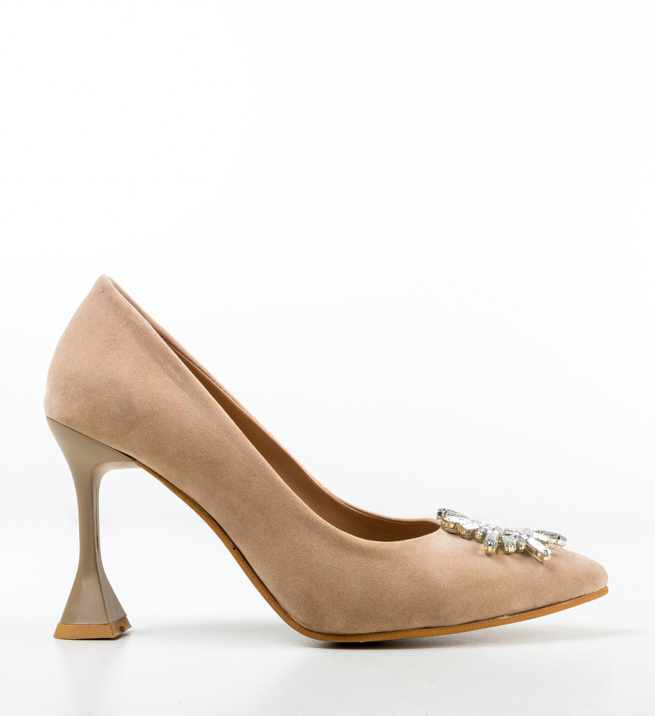 Pantofi Fygaa Bej cu Toc - Eleganță și Stil - imagine 4