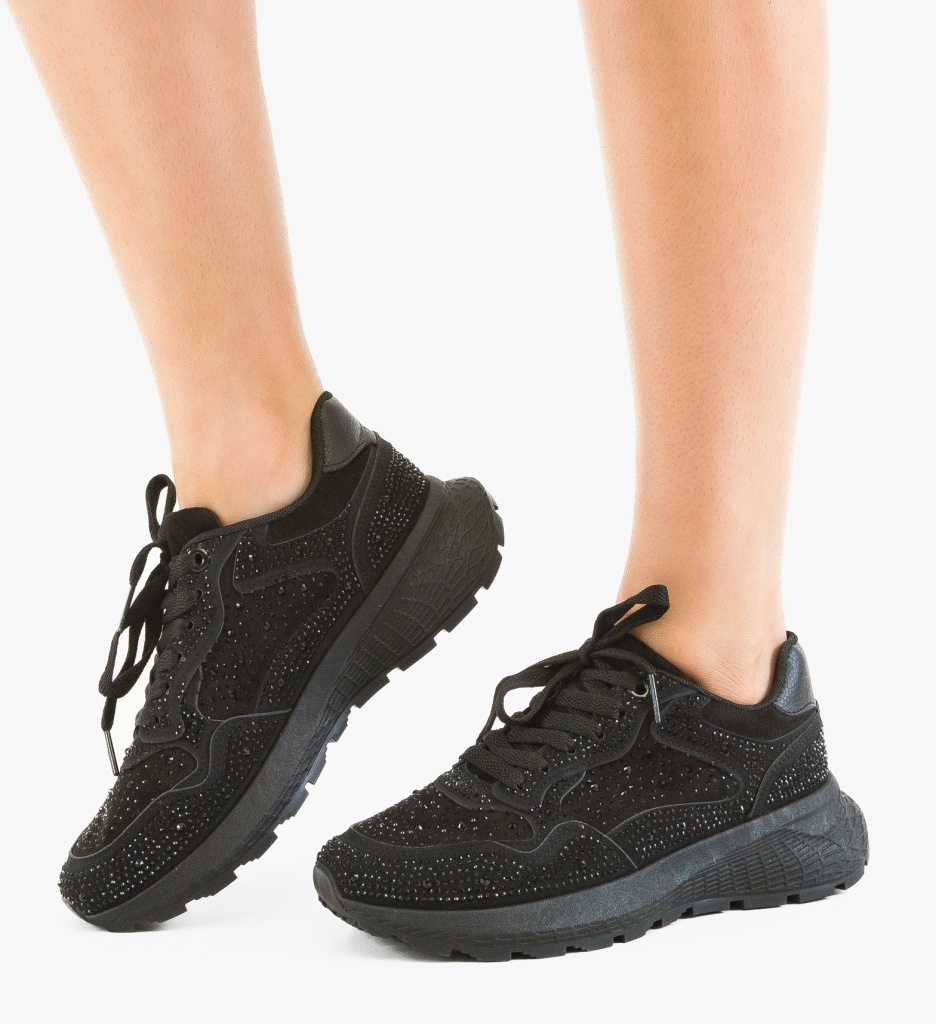 Sneakers Dama Oppy Negri | Confort & Stil Sport - imagine 5