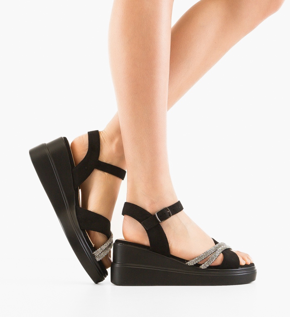 Platforme Dama Mykfa Negre - Stil si Confort