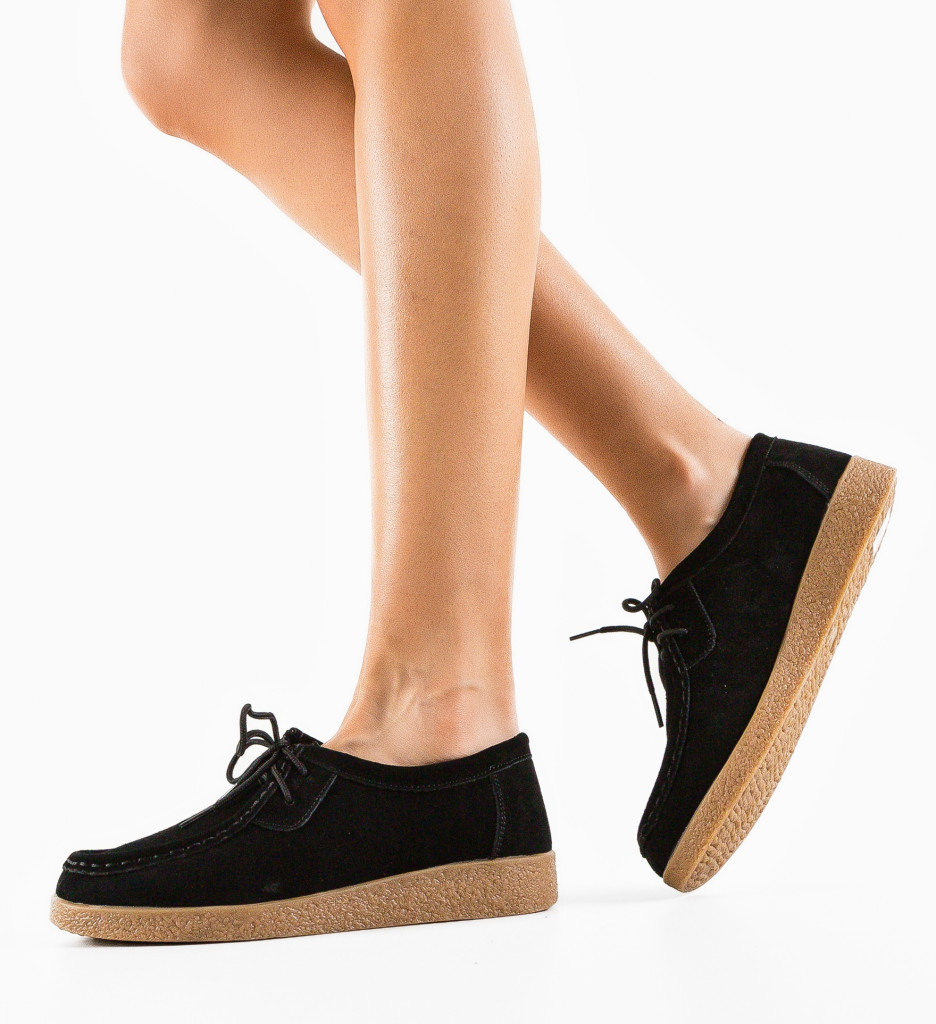 Pantofi Casual Neca Negri | Confort & Stil