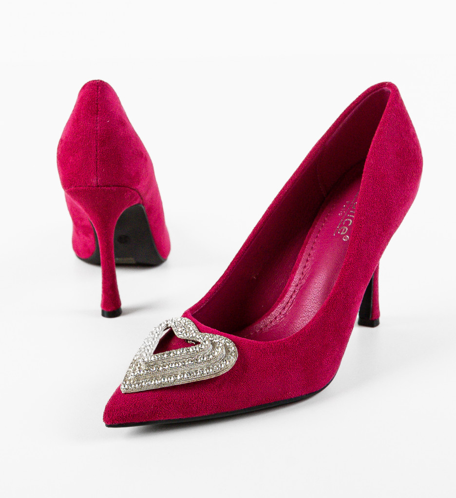 Pantofi cu Toc Oise Fuchsia | Stil și Eleganță