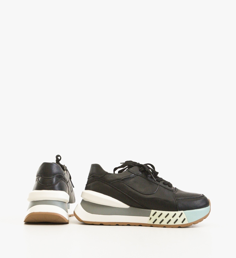 Sneakers Dama Vega Negri | Confort și Stil - imagine 2