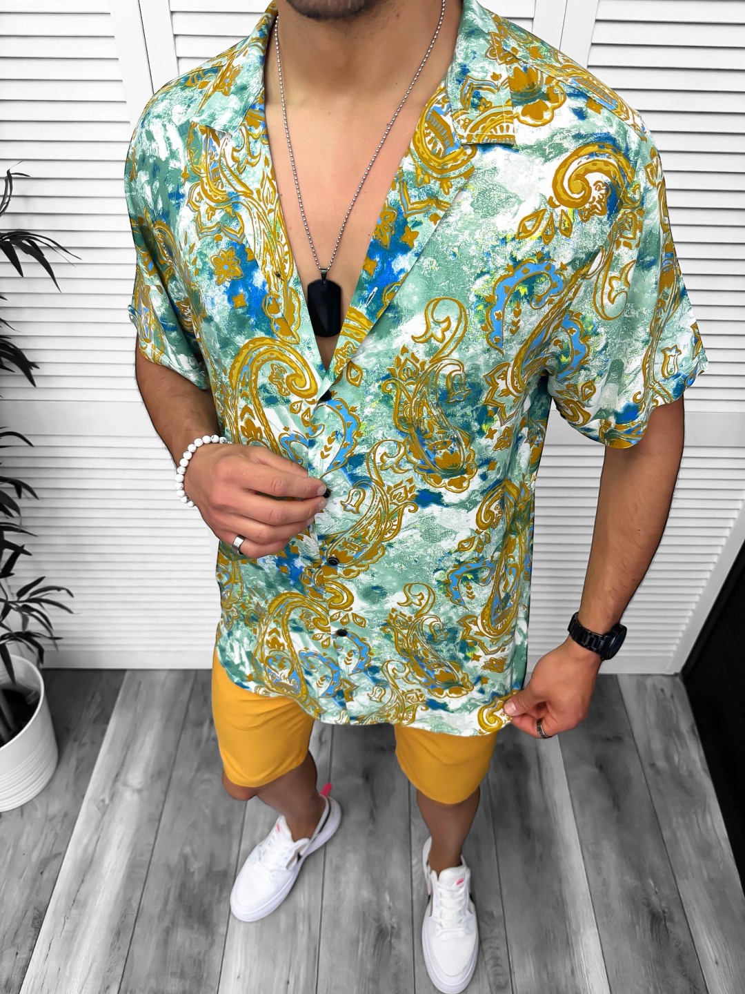 Cămăși Bărbați Premium Imprimeu | Stil Slim Fit