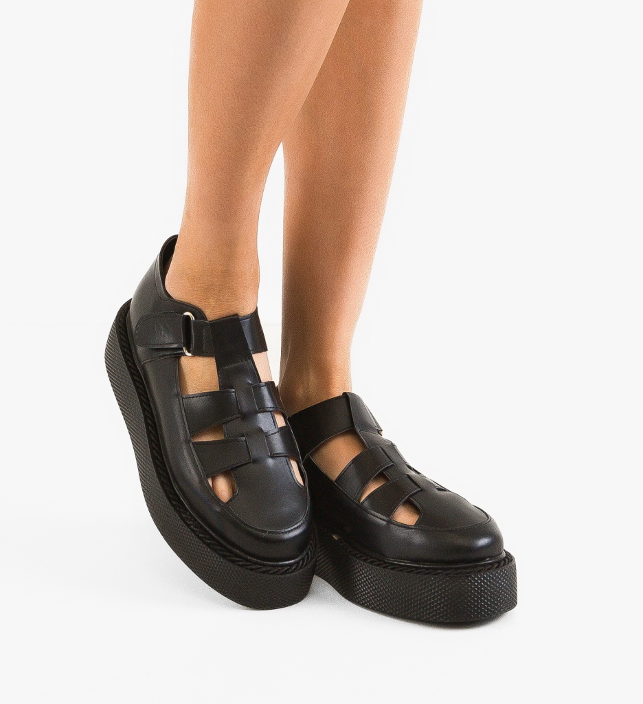 Pantofi Casual Gryndy Negri | Confort și Stil
