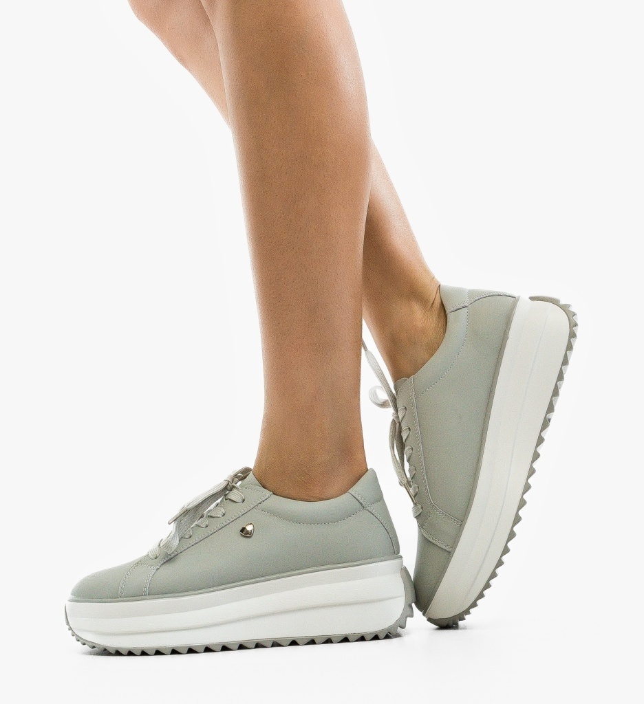 Sneakers Dama Arioami Gri - Confort Stilat