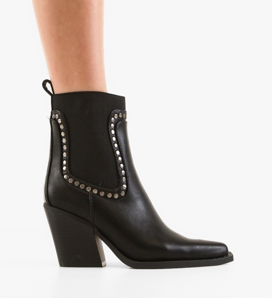 Botine Dama Stefka Negre | Eleganță și Stil - imagine 5