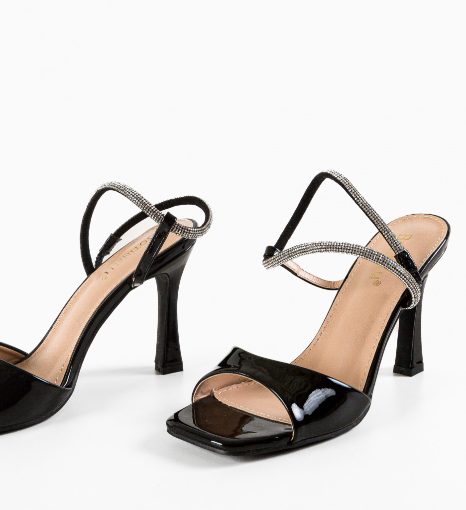 Sandale Dama Okafor Negre - Eleganță și Confort - imagine 11