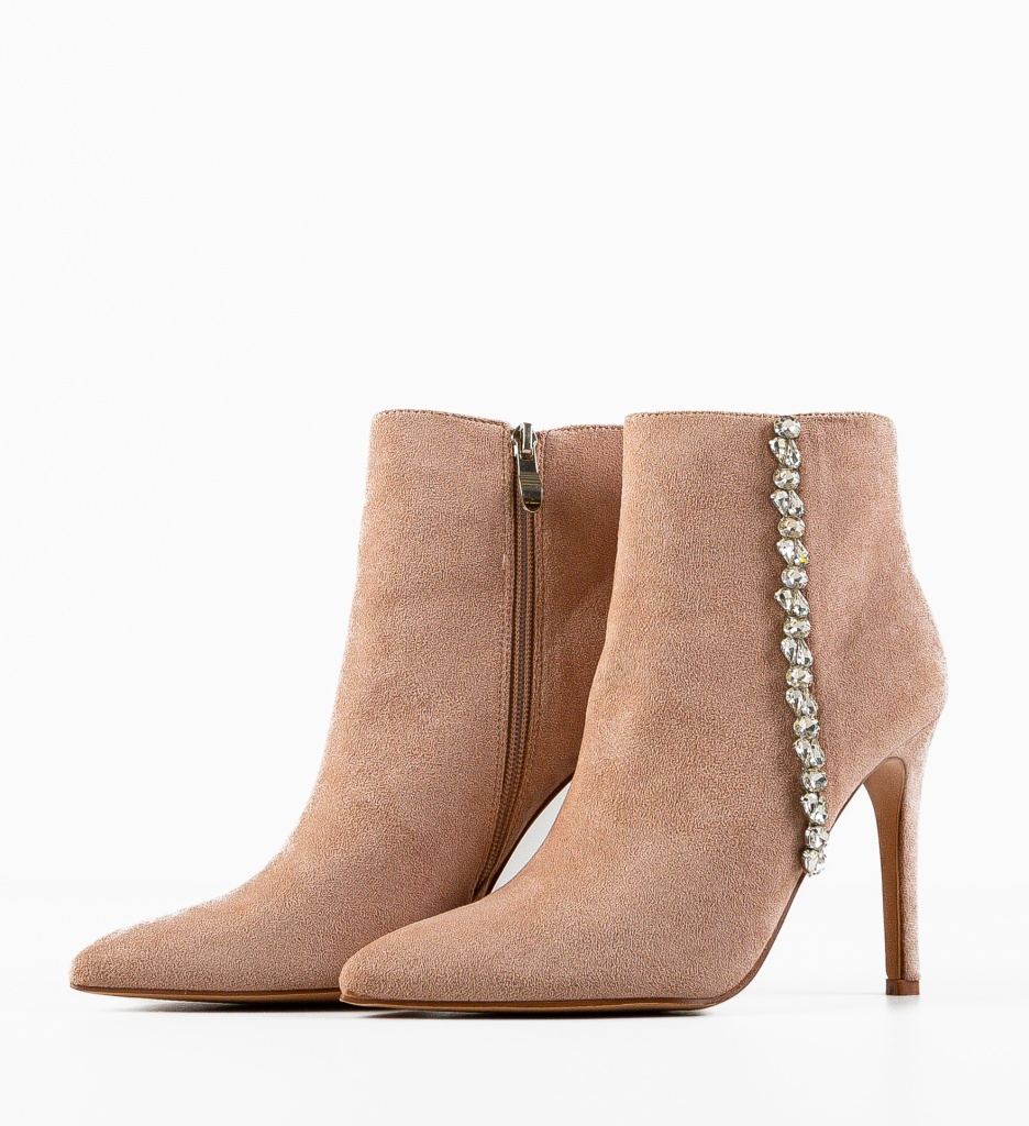 Botine Maram Nude | Eleganță și Stil - imagine 6