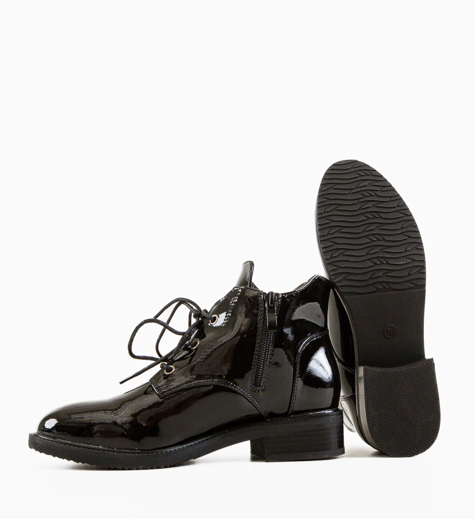 Ghete Dama Kokas Negre - Eleganță și Confort - imagine 6