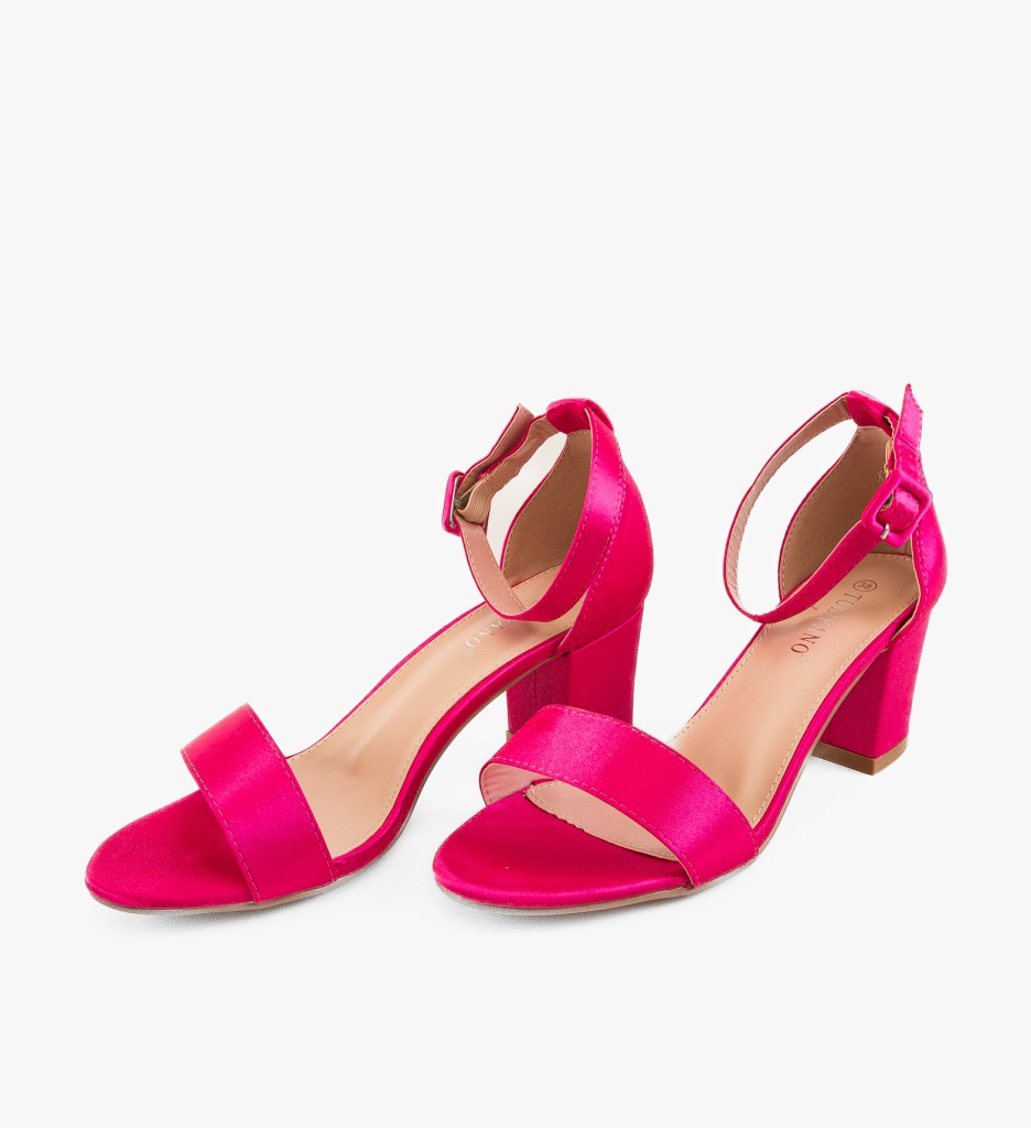 Sandale Toc Meghan Fuchsia - Eleganță și Stil - imagine 7